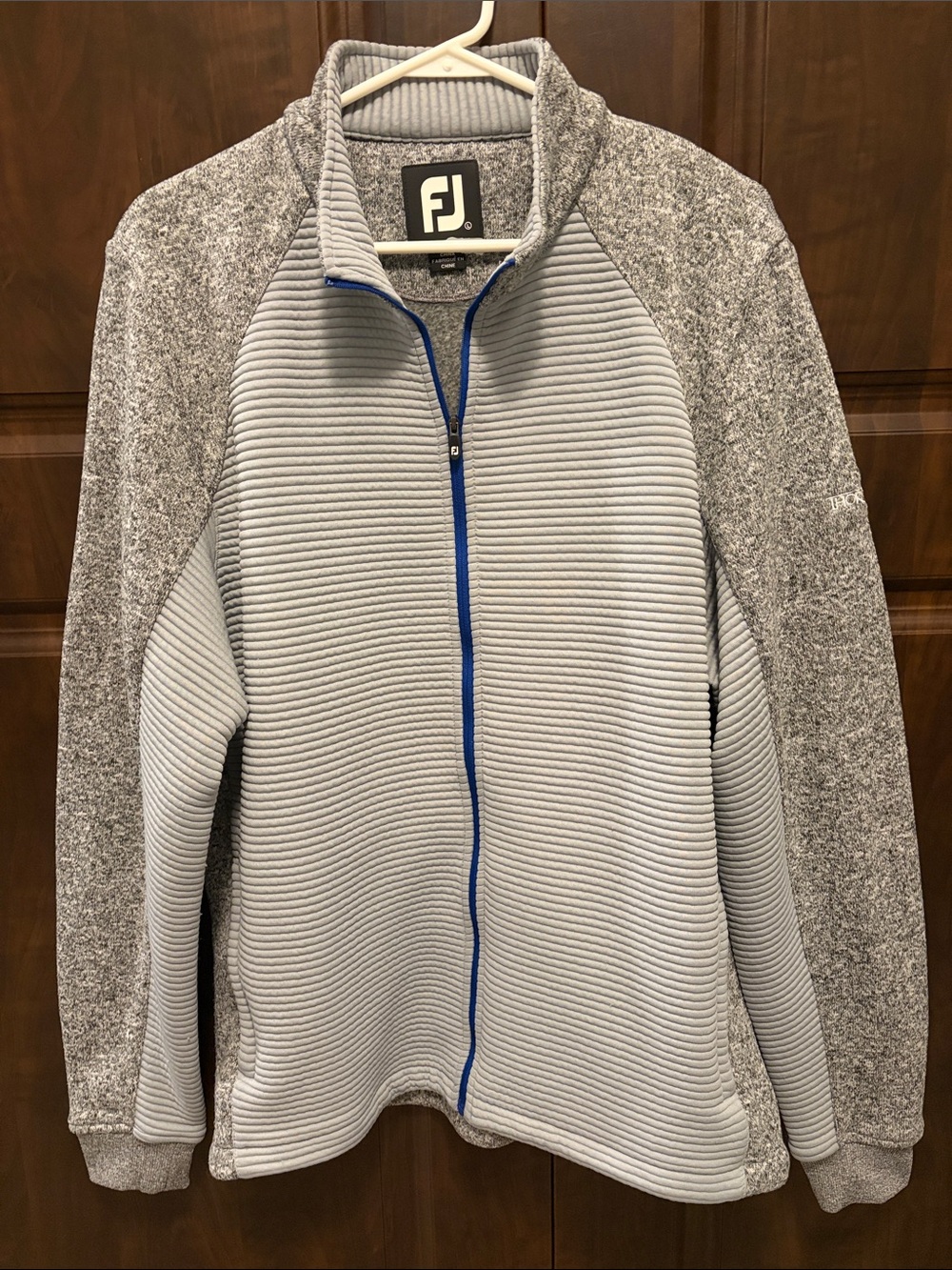 FootJoy Ribbed Sweater Fleece Jacket